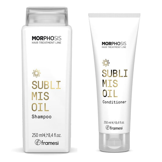 Framesi Morphosis Sublimis Oil Dúo Shampoo+Acondicionador 250 ml.