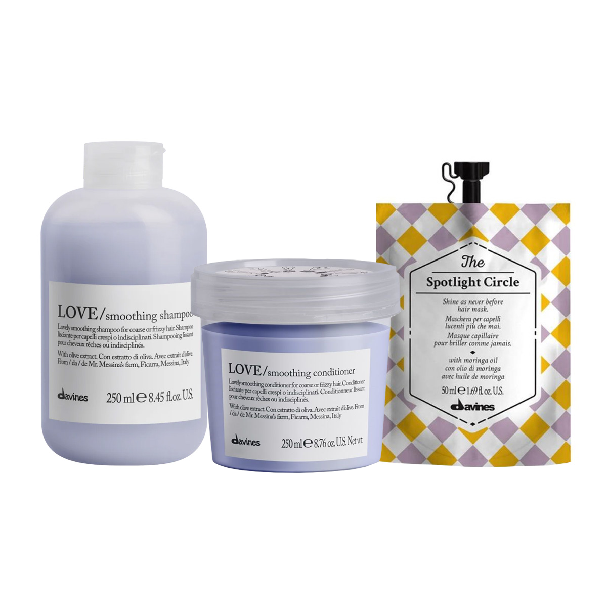 Davines | Shampoo & Acondicionador Love Smoothing 250 ML + Regalo