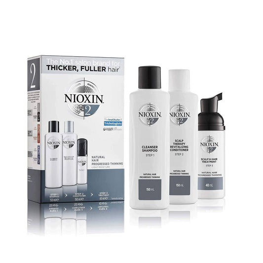 Kit Viajero 2 - Shampoo 150ml+Acondicionador 150ml+Tratamiento 40ml Nioxin