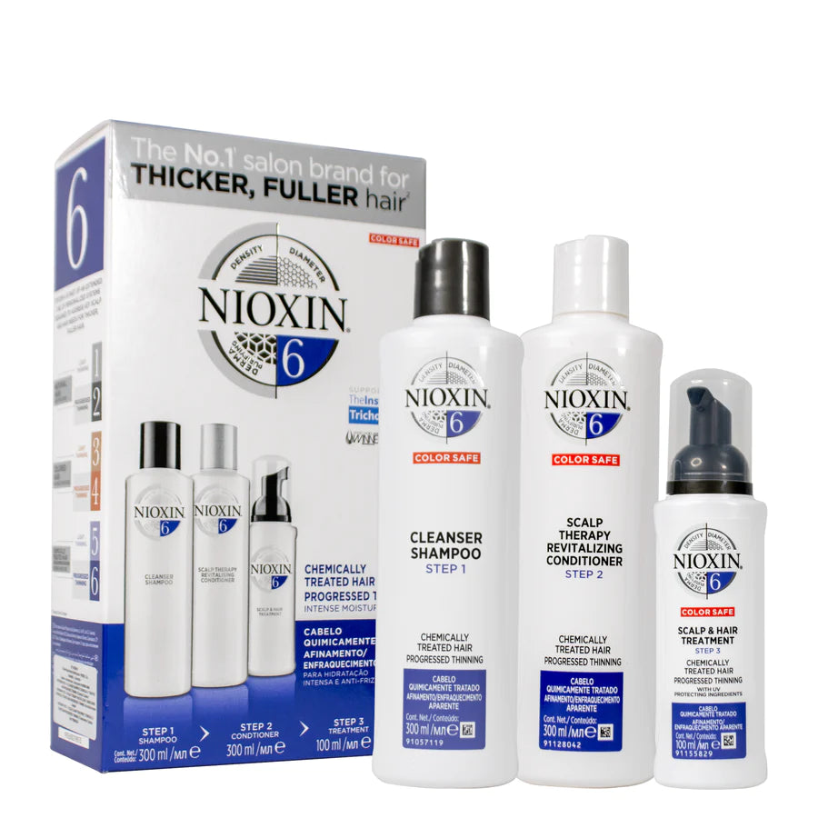 Set Nioxin 6 - Tratamiento Para El Cabello