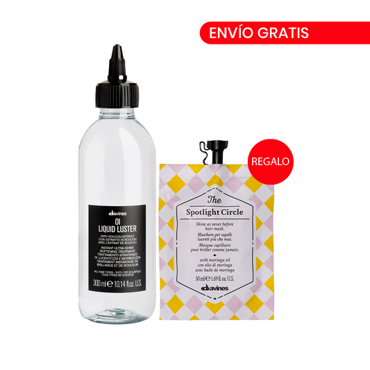 Davines | GRATIS The Spotlight Circle 50 ML POR LA COMPRA DE Oi Liquid Luster - 300 ML